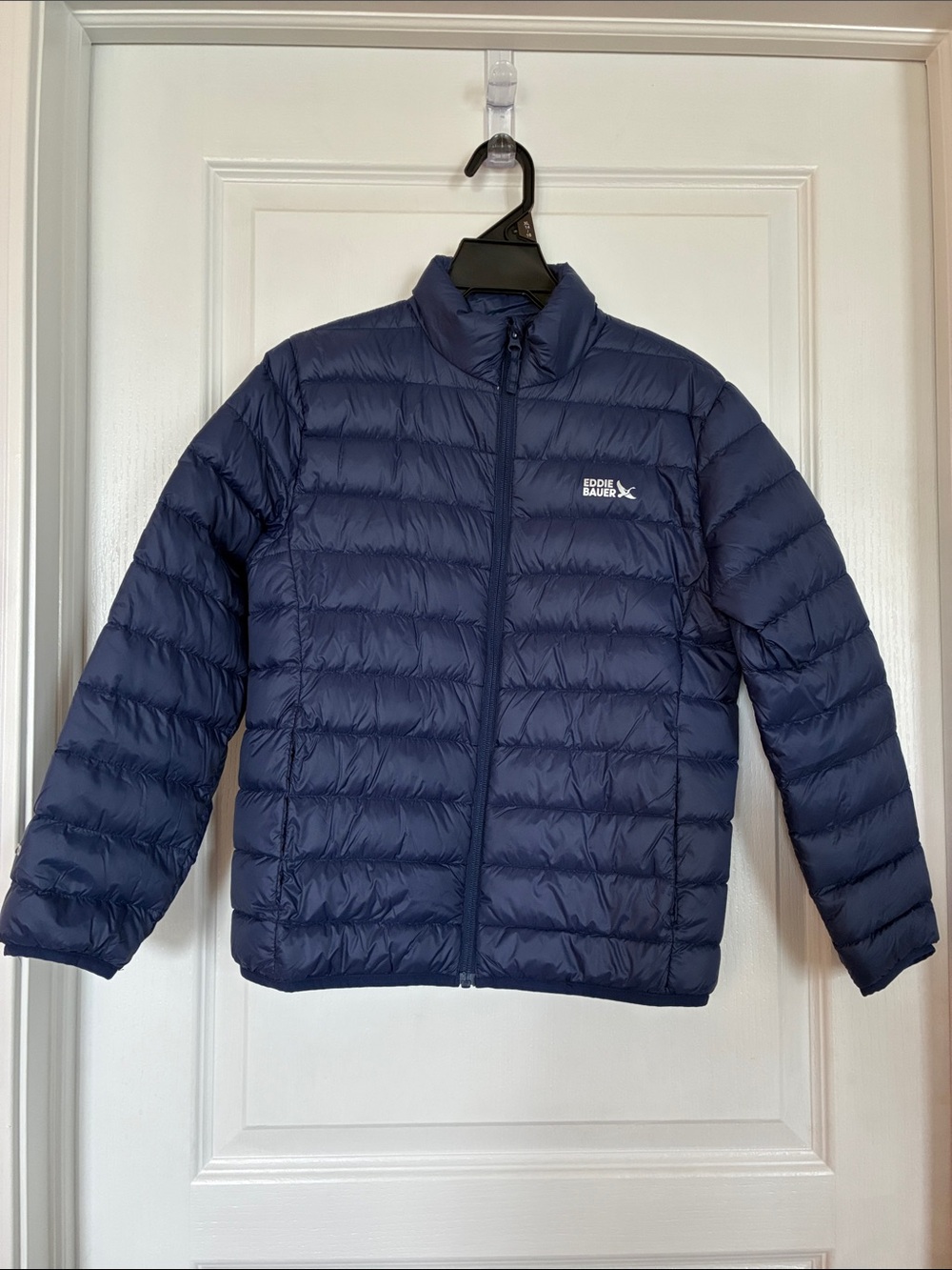 Eddie Bauer Kids Navy Lightweight Packable Puffer Jacket